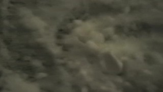 Asmr touching the snow with heavy breathing