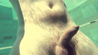 Cock dance in cold water