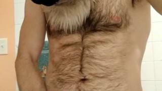 Getting off in a deer partial fursuit.