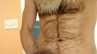 Getting off in a deer partial fursuit.