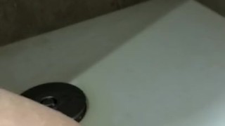 First time squirt in the shower after fingering my tight little pussy
