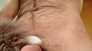 A golden drink from a deer