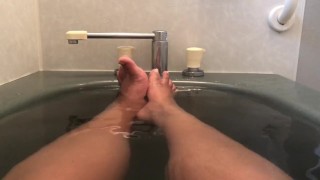 Candid: Wet Feet