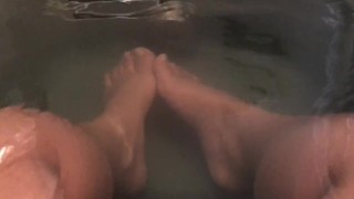 Candid: Wet Feet