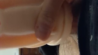 Stretching this pocket pussy out