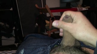 daddy masturbation, big cock and big cum 