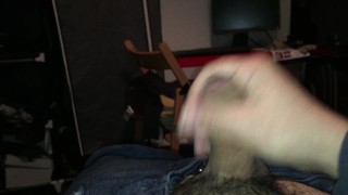 daddy masturbation, big cock and big cum 