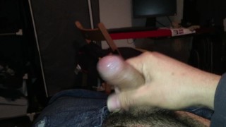 daddy masturbation, big cock and big cum 