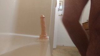 Deep riding and a big cumshot