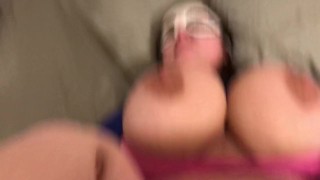 Big tittie Milf gets fucked missionary!!POV