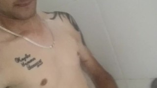 before shower