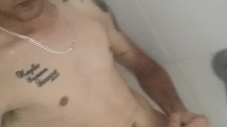 before shower