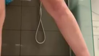 Shower play and piss in white panties runnerbean87