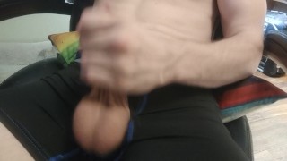 Jerking off in the middle of the day