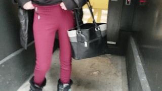 girl get naked on the street , PUBLIC FLASH