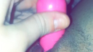 Tight wet pusssy fucking my pink dildo