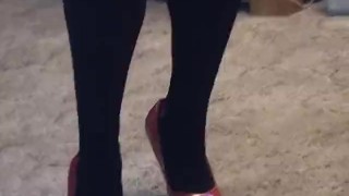 Vacuuming High Heels Fetish - ALHANA WINTER - Old Shoe Lover Clip