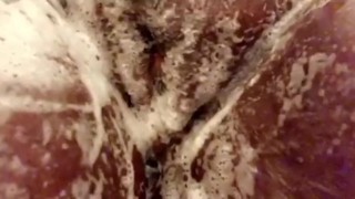 Soapy titties & pussy