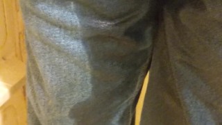 Jeans Pee Close Up