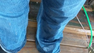 One Leg Porch Pee