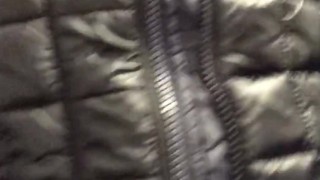 amazing JERK OFF and a HUGE CUMSHOT in a PUBLIC TOILET