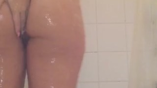 Shower soapy ass