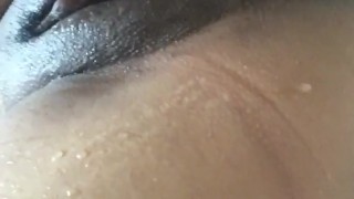 Pretty fat pussy in the shower
