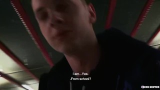  CZECH HUNTER 400 - Hot Twink Gets Picked Up From The Underground & Gets Mouthful Of Cock