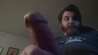 Stroking My Thick Cock