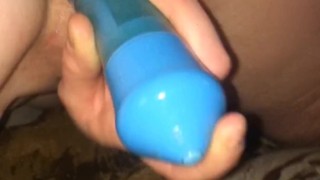 Dallas Daye cum all over big blue fuck my ass and pussy