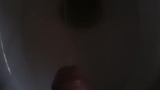 Just a pissing of Polish Boy Sissy Twink in a dark toilet room