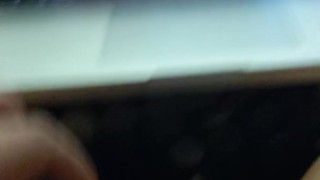 Quivering orgasmic pussy to porn