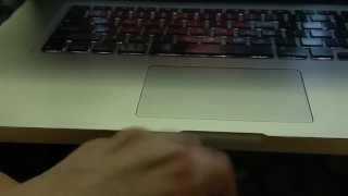 Quivering orgasmic pussy to porn