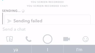 Cumming for me on Snapchat