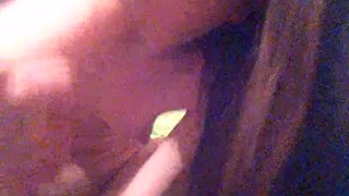 Ass to mouth anal training with huge toy for skinny teen slutwife