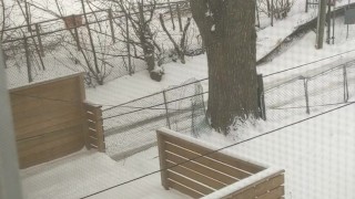 Using my Hitachi in front of the window