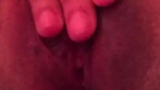 Playing with my pussy while my man is at work