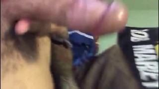 HOMEMADE AMATEUR MASTERBATION FROM A YOUNG, HUNG MALE.