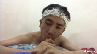 Sucking Chocolate on Valentine's Day