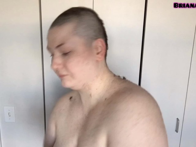 Big Head Tits - Young Woman With Big Tits Shaves Head Bald - Free Porn Videos - YouPorn