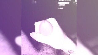 Playing with my cock