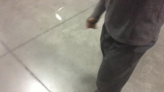 Freeballing at work:-) with a bit of public Bathroom play