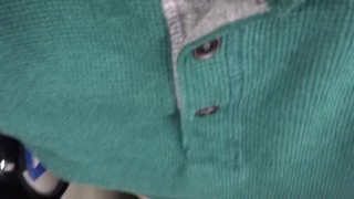Teen FTM Pees in Public Men's Bathroom (MEN IN THE BATHROOM)