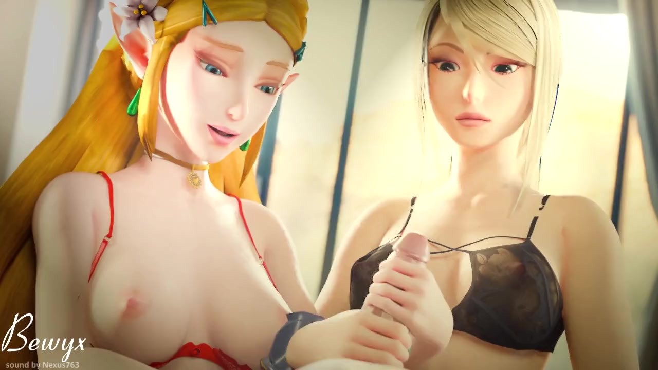 ZELDA AND SAMUS HANDJOB ANIMATION NINTENDO
