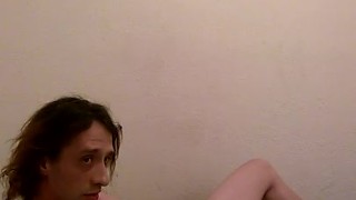 Transwoman Masturbating On Her Bed Loudly