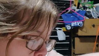 Wife sucks deepthroats and rides my cock