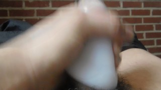 Fucking my Tenga Egg (Wavy) with a cumshot