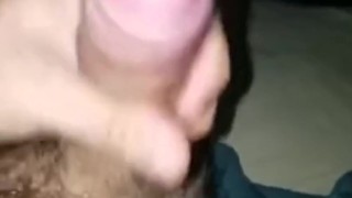 Jerking off and cumshot