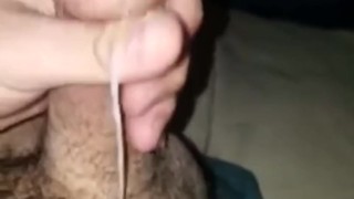 Jerking off and cumshot