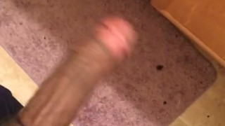 Playing with my big dick